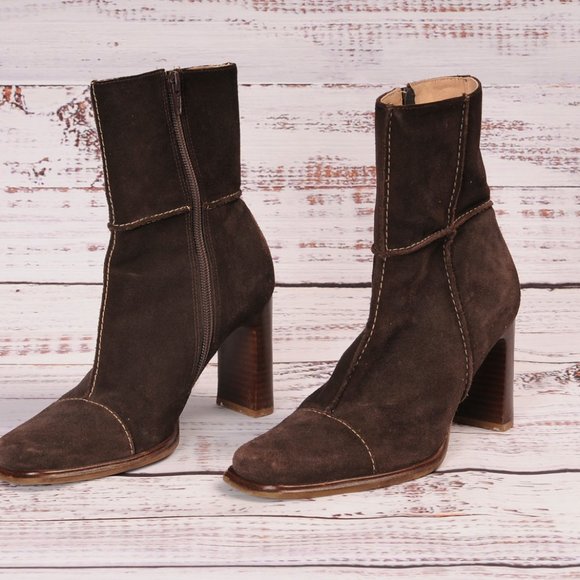 Worthington, Brown Suede Boot, Size 6.5 - Picture 3 of 8